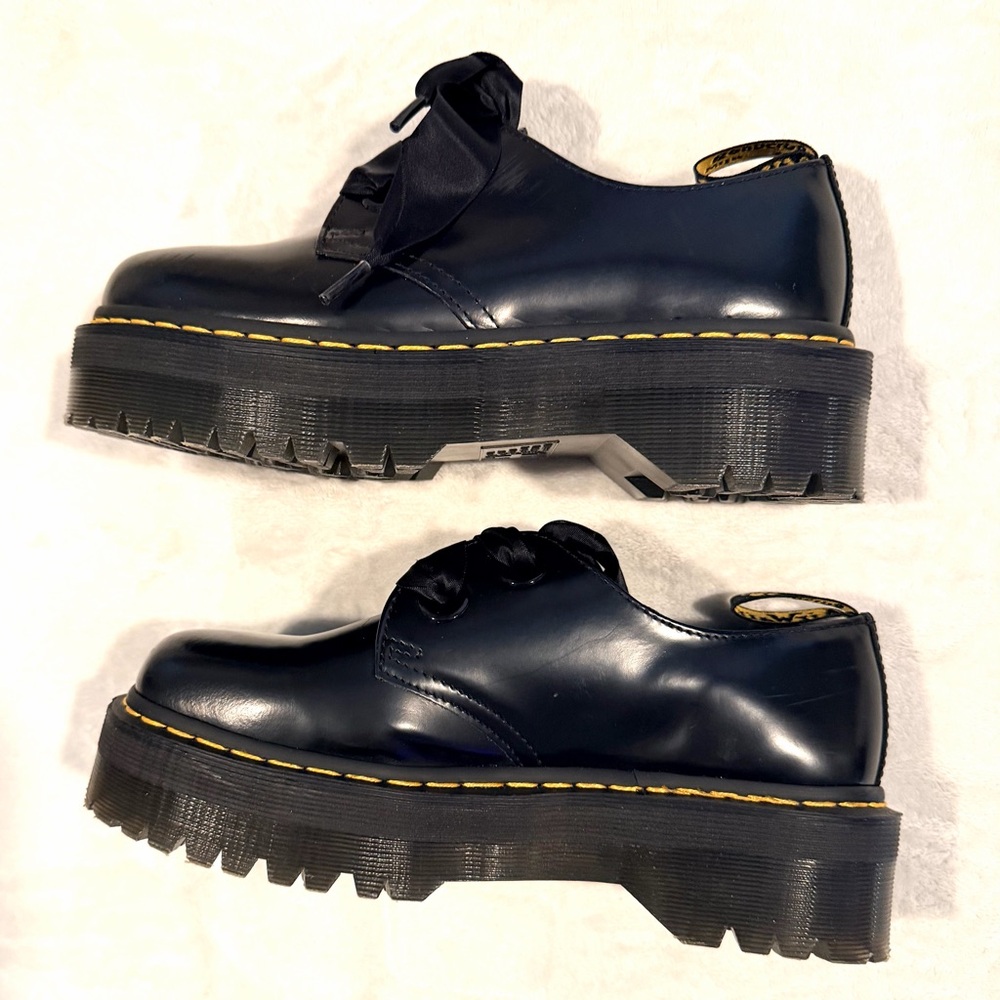 Dr. Martens Black Platform Shoes